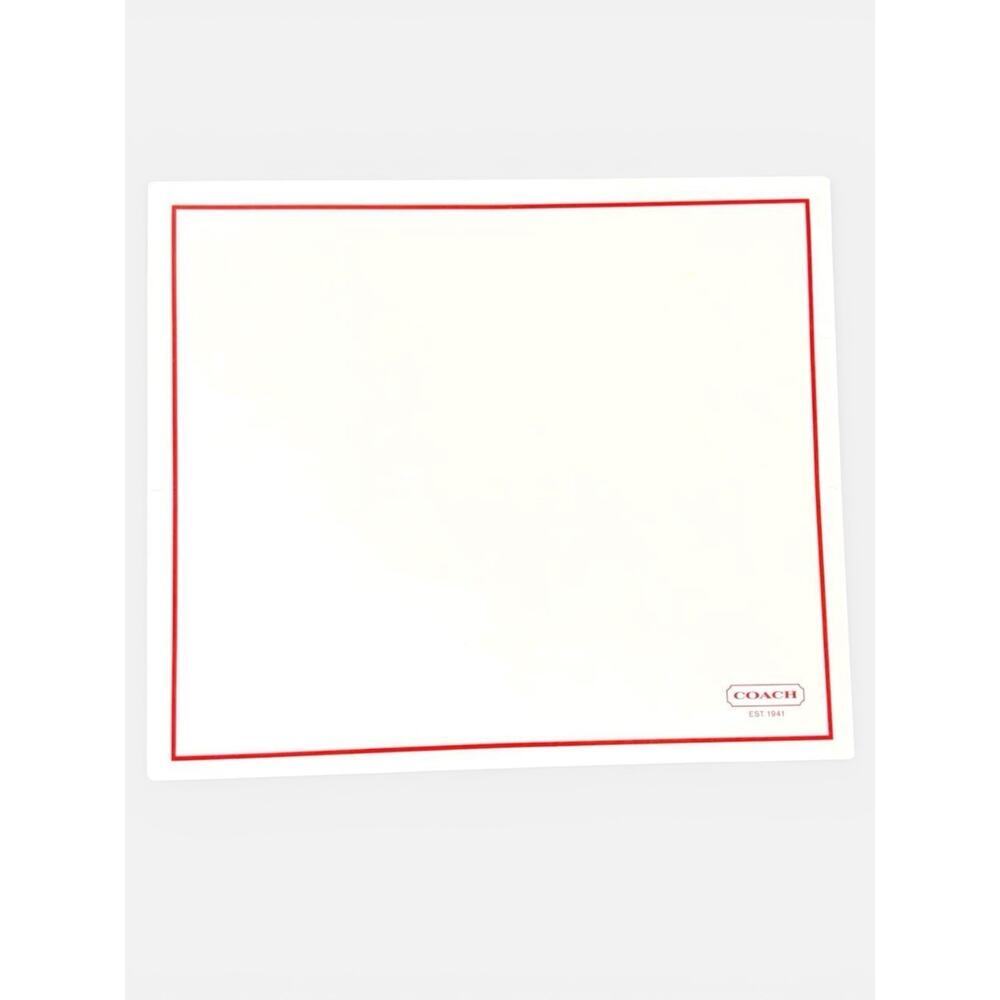 Vintage COACH Gift Box 12.5 x 10.5 x 4.5 White Red Empty